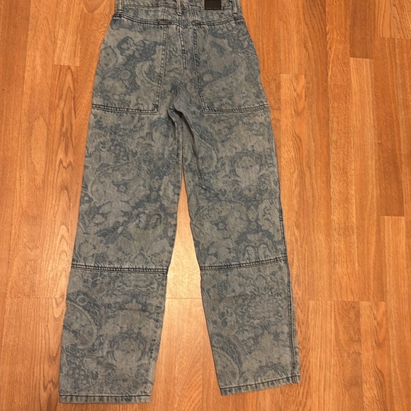 BDG for Urban Outfitters Floral Patterned Cargo Denim Jeans - Picture 8 of 9